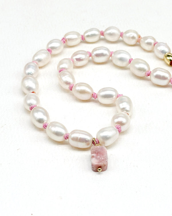 Bougie Pearls Pink