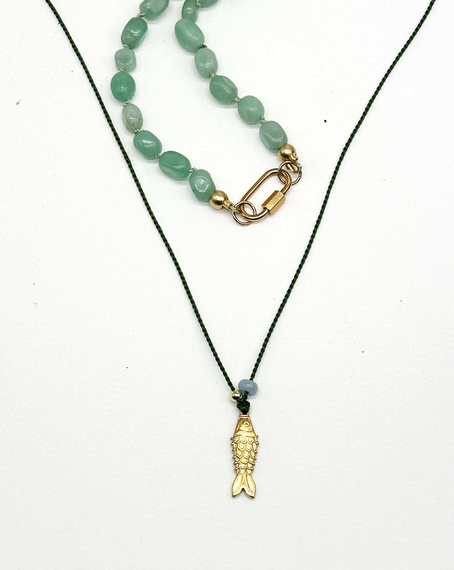 Organic Green Aventurine Necklace