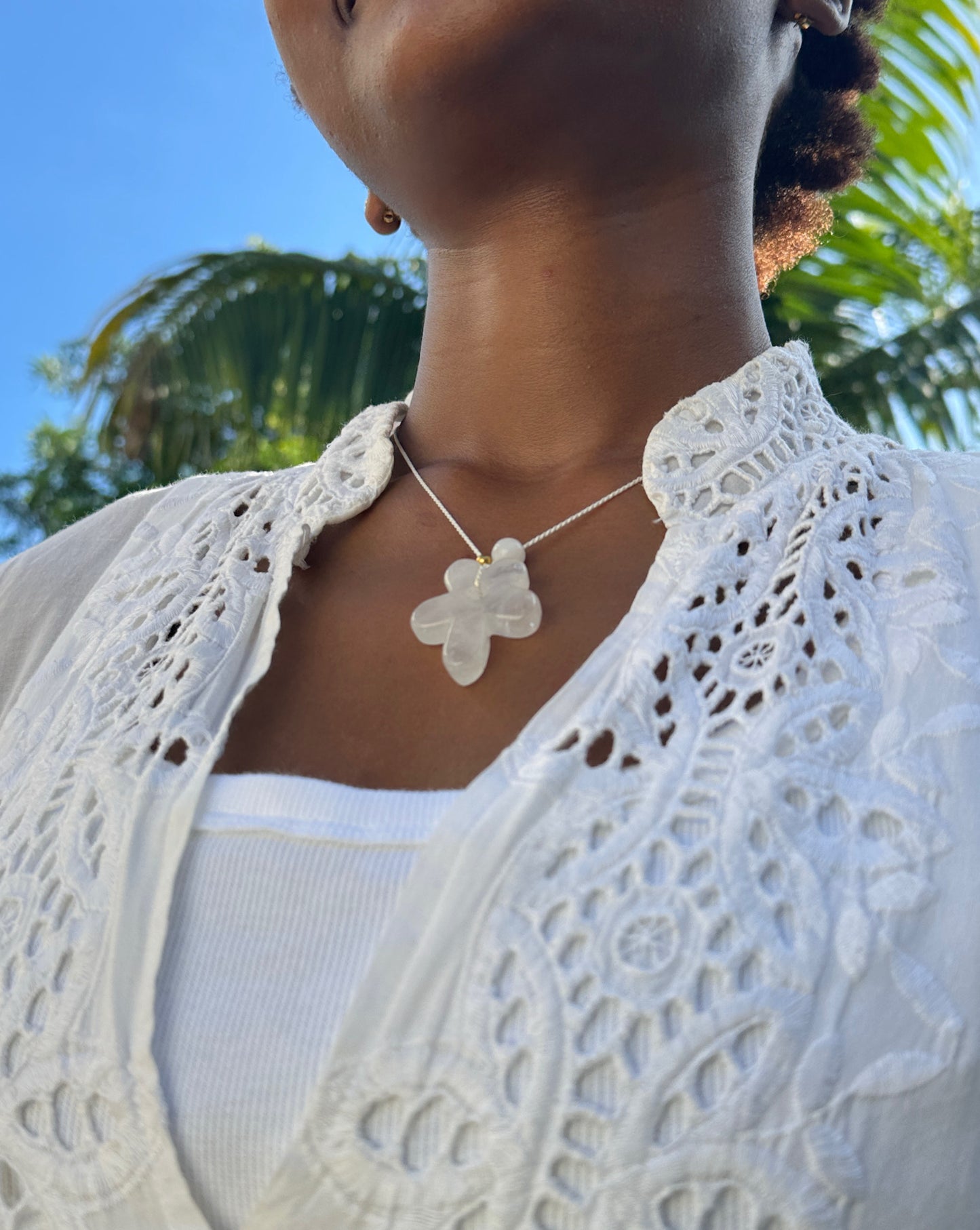 Clear Quartz Flower Power