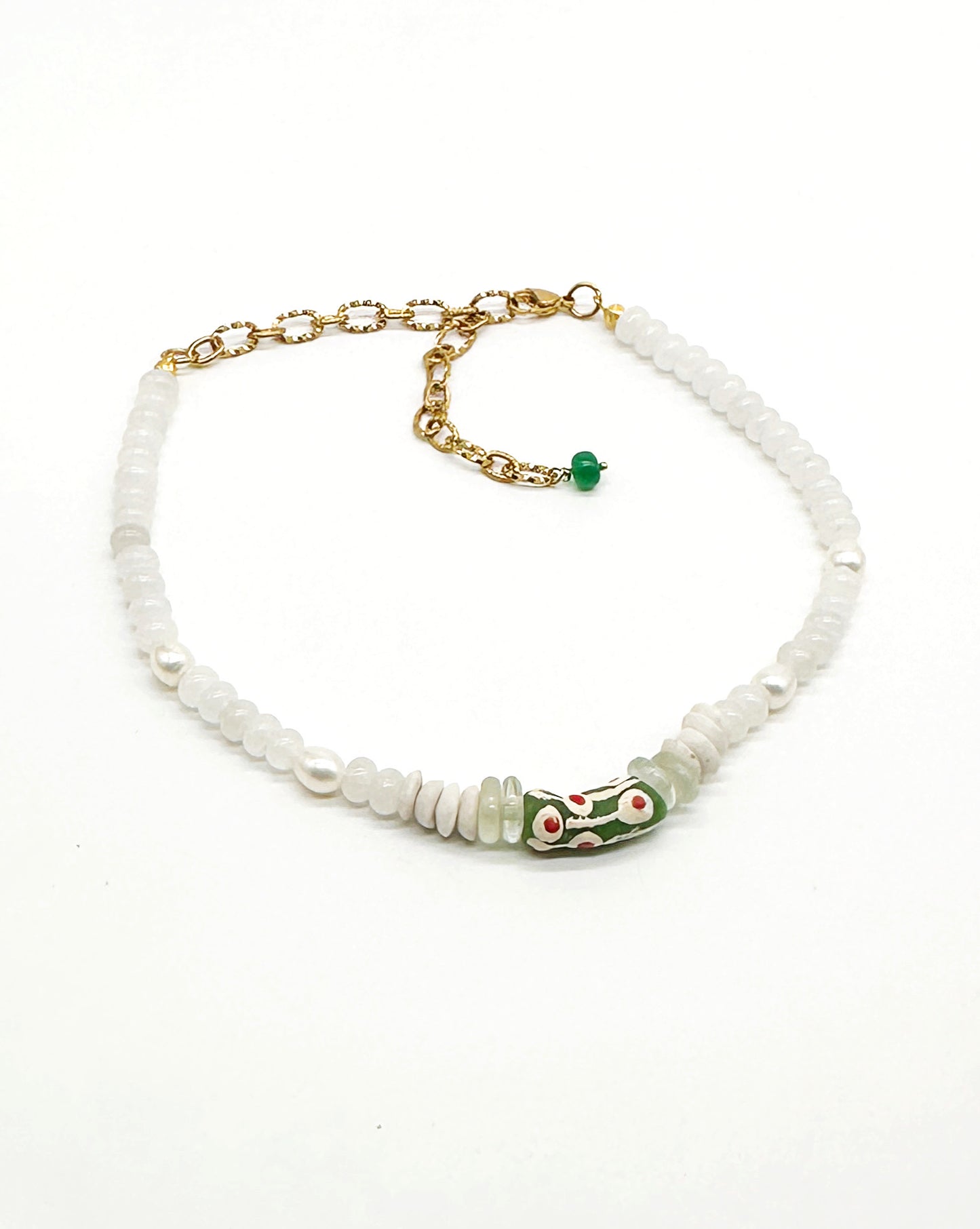 Jua in Green Necklace