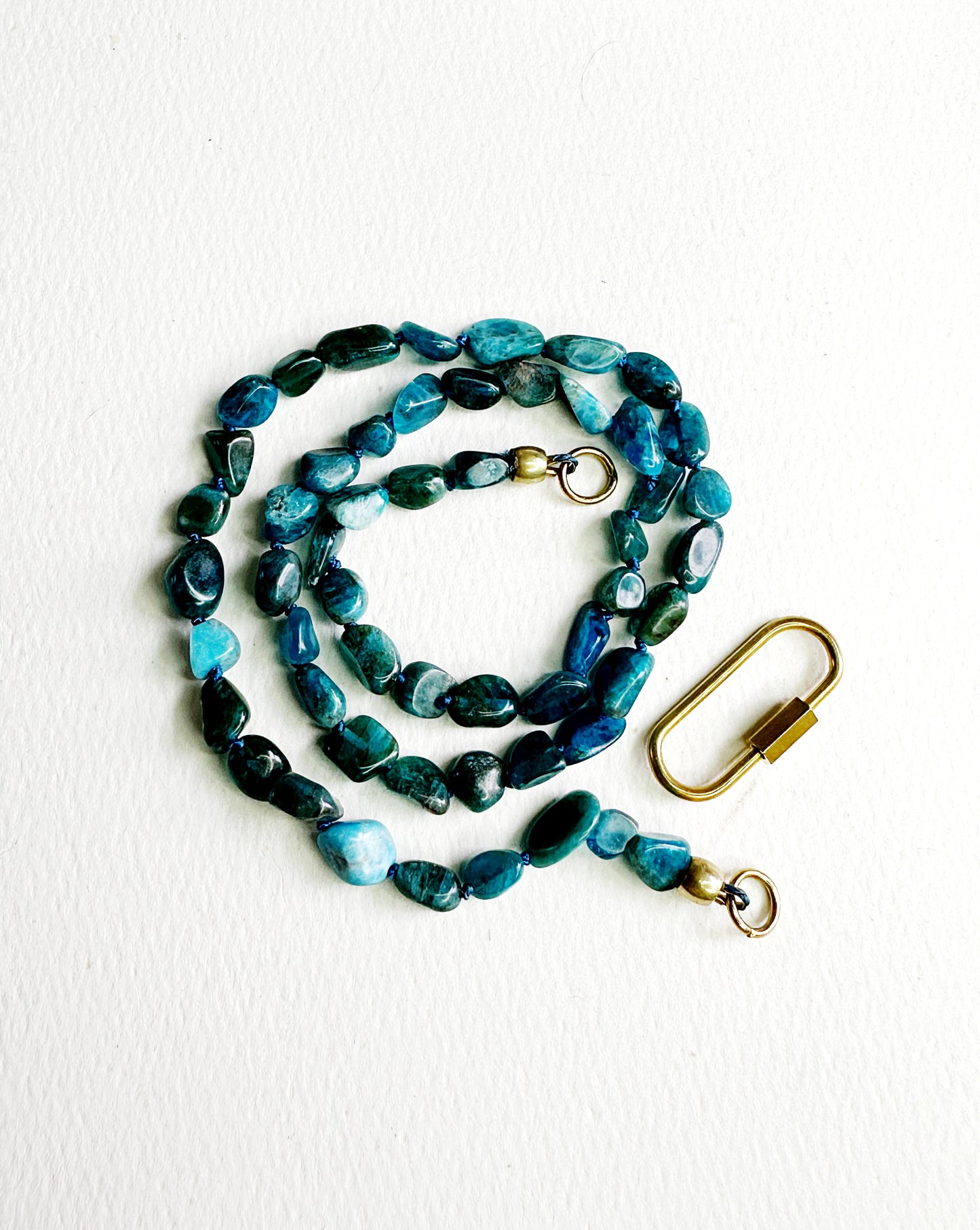 Blue Apatite Necklace