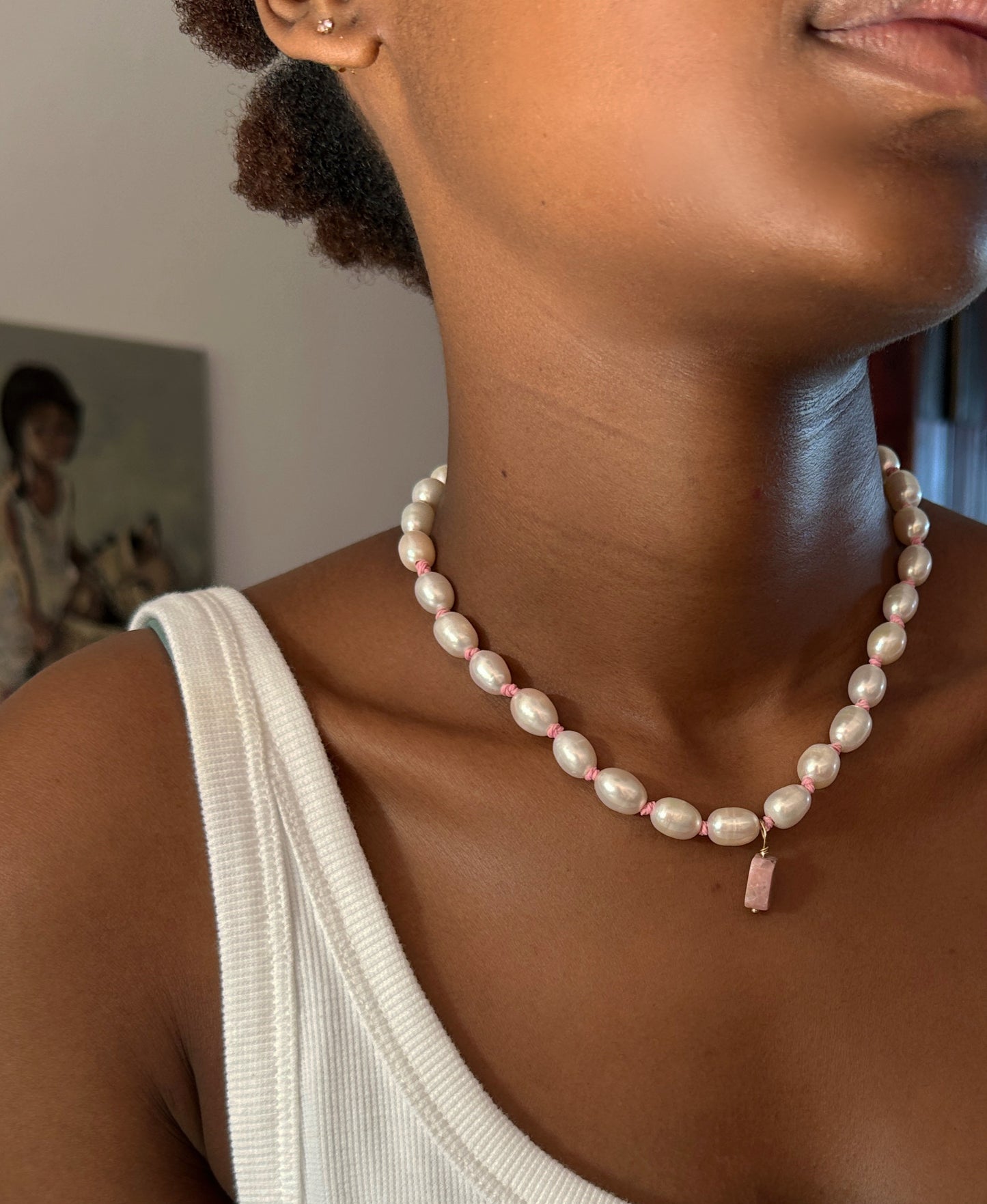 Bougie Pearls Pink