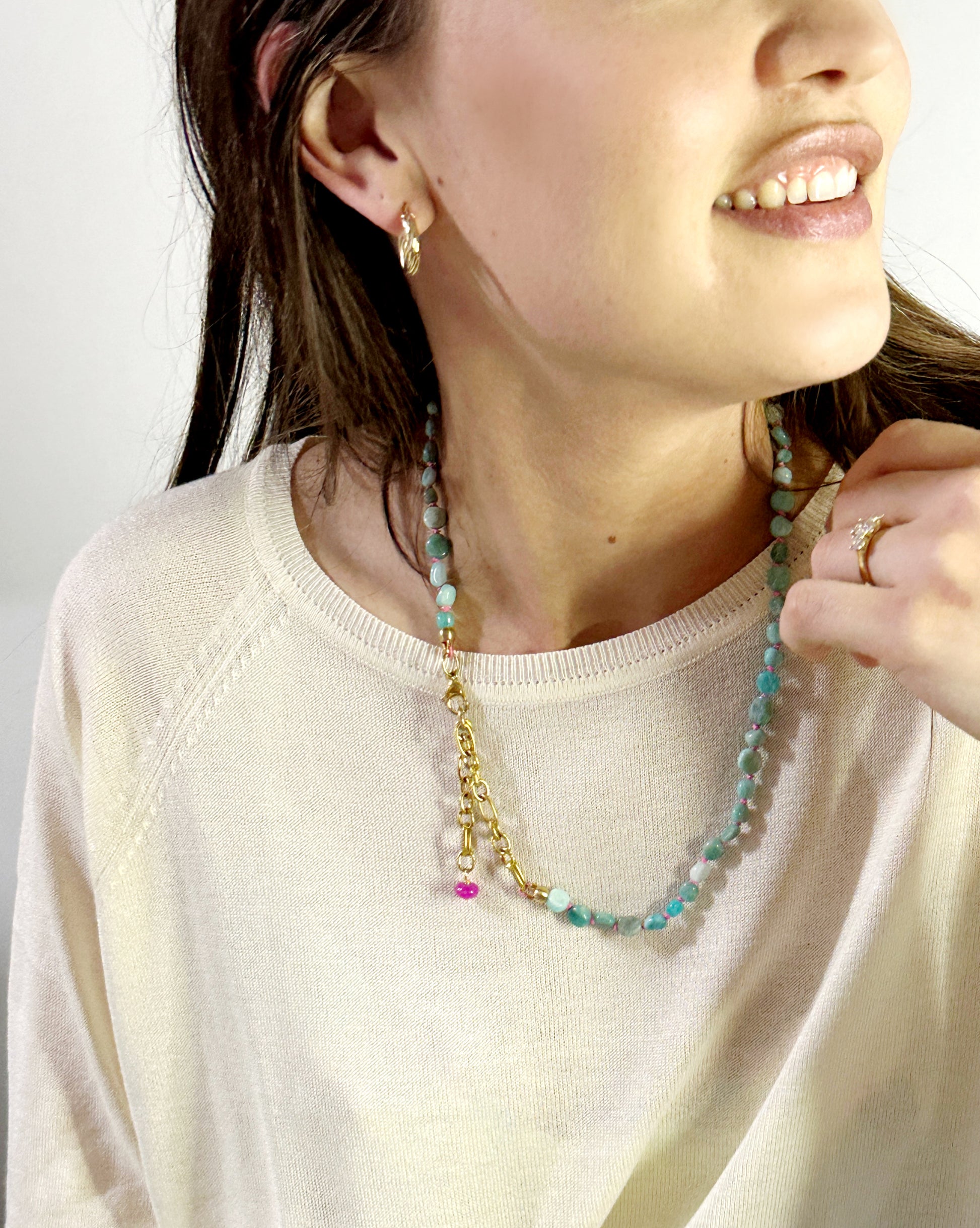 Organic Amazonite Necklace