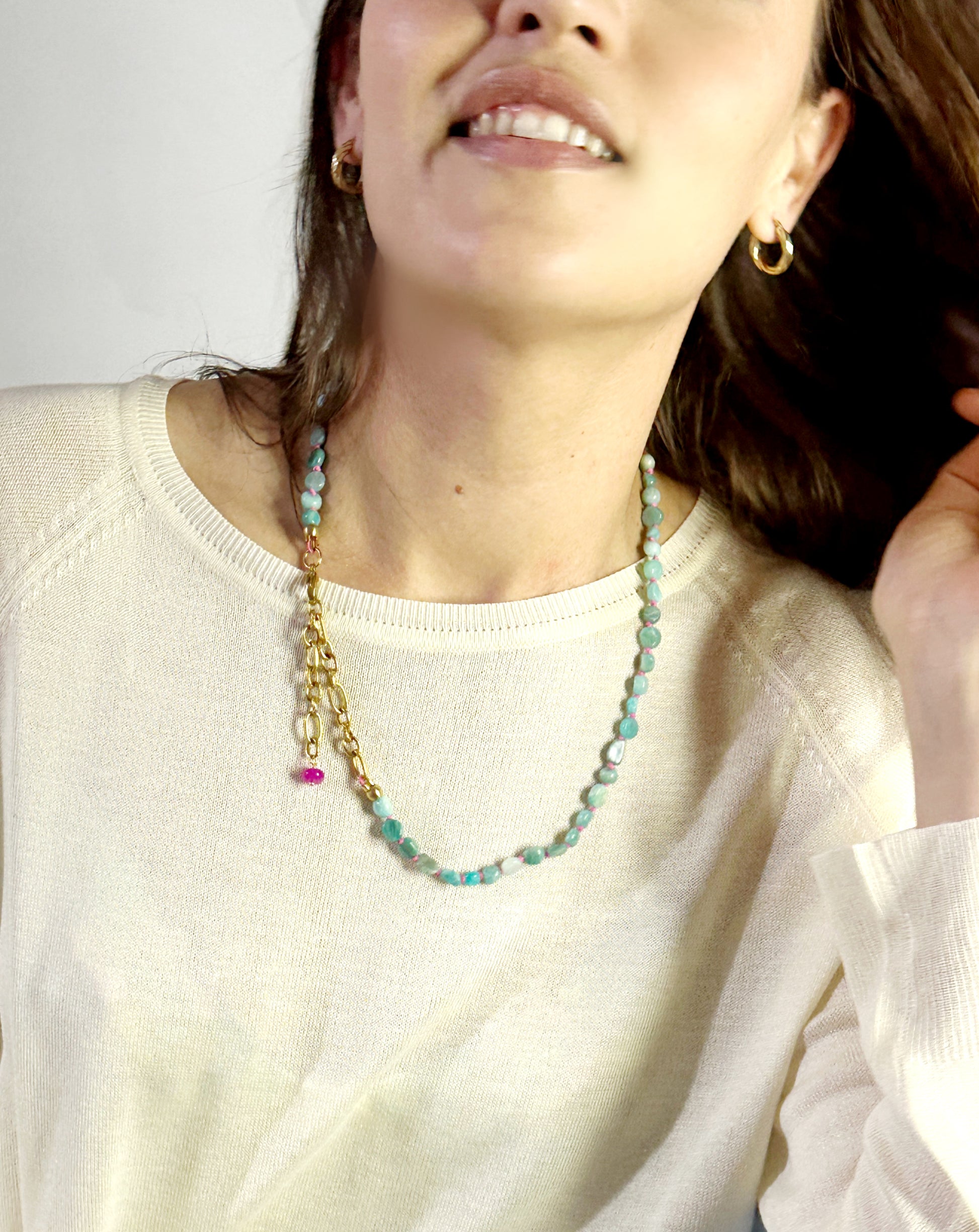 Organic Amazonite Necklace
