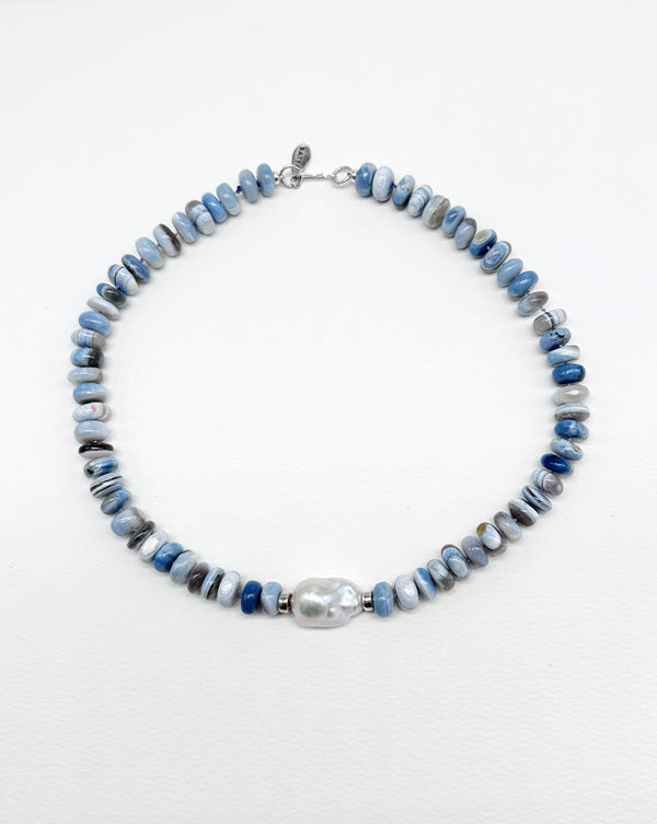 The Boulder Opal & Pearl Necklace