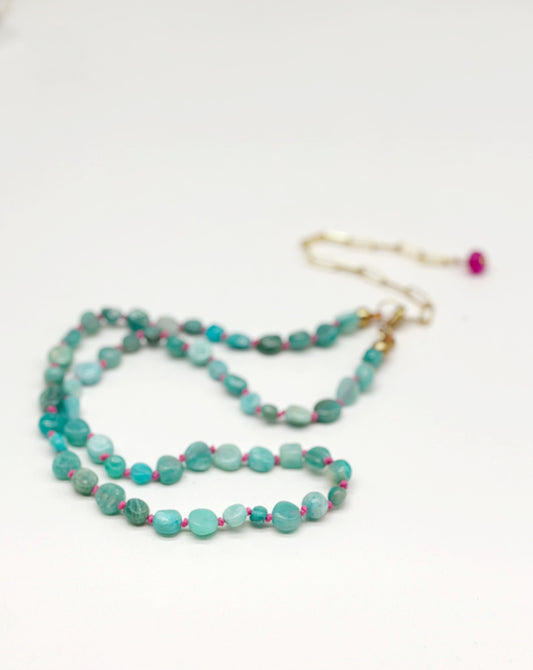 Organic Amazonite Necklace